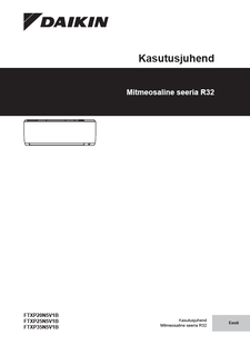 FTXP20-35N_Operation manual_3PET520336-17V_Estonian download